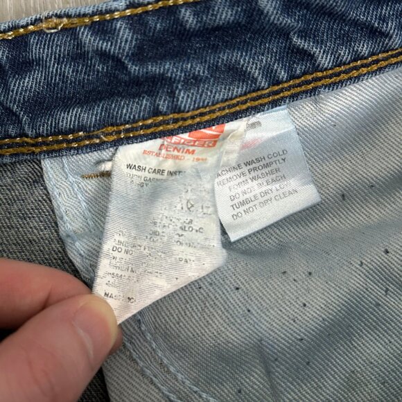 Vintage Y2K Tommy Hilfiger Men's Distressed Denim Blue Jeans - Size 32x30 - Picture 10 of 12